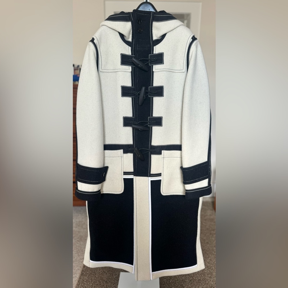 BURBERRY MENS RUNWAY WOOL DUFFLE COAT